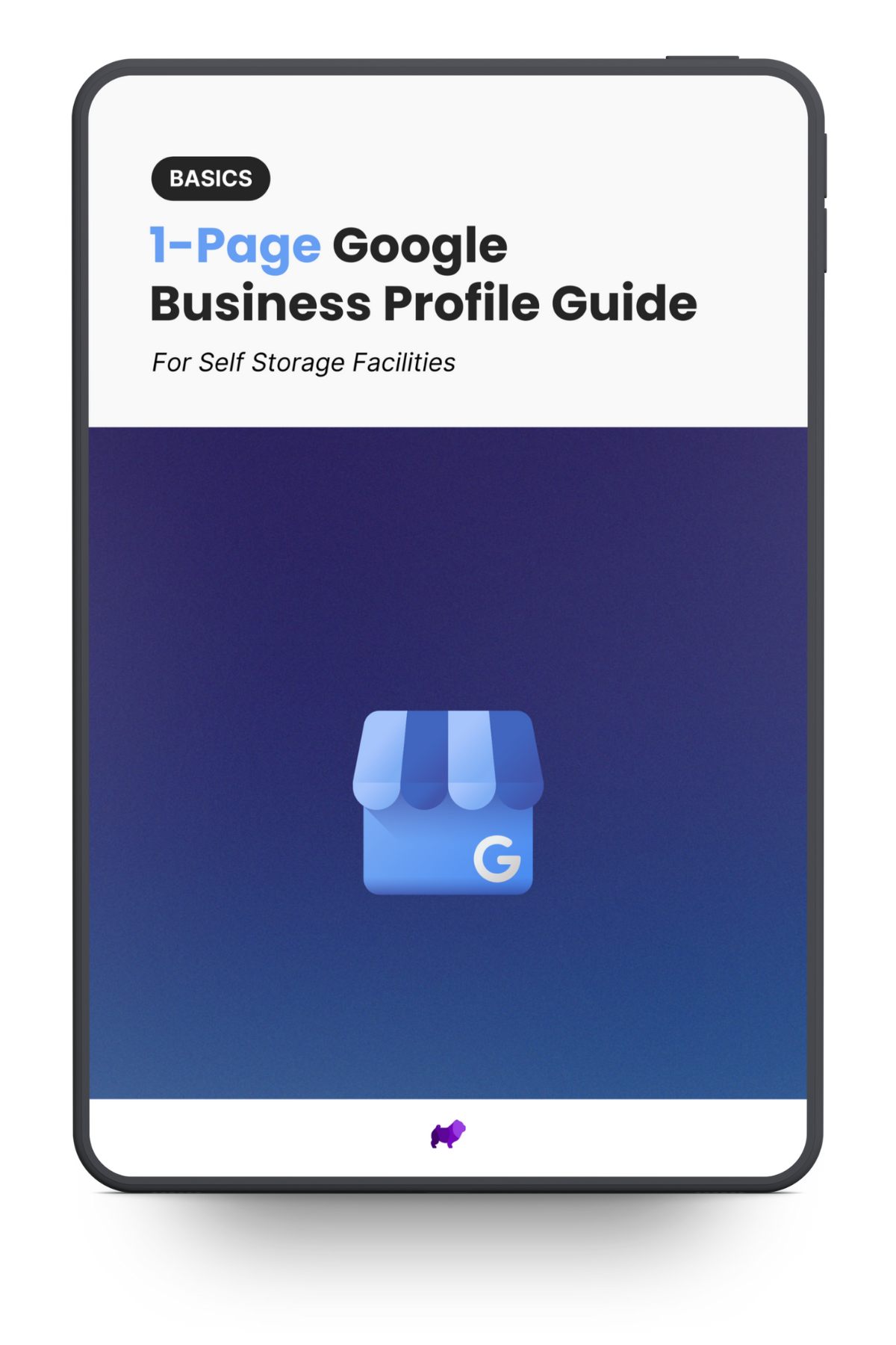 1 Page Google Business Profile Guide for Self Storage Facilities