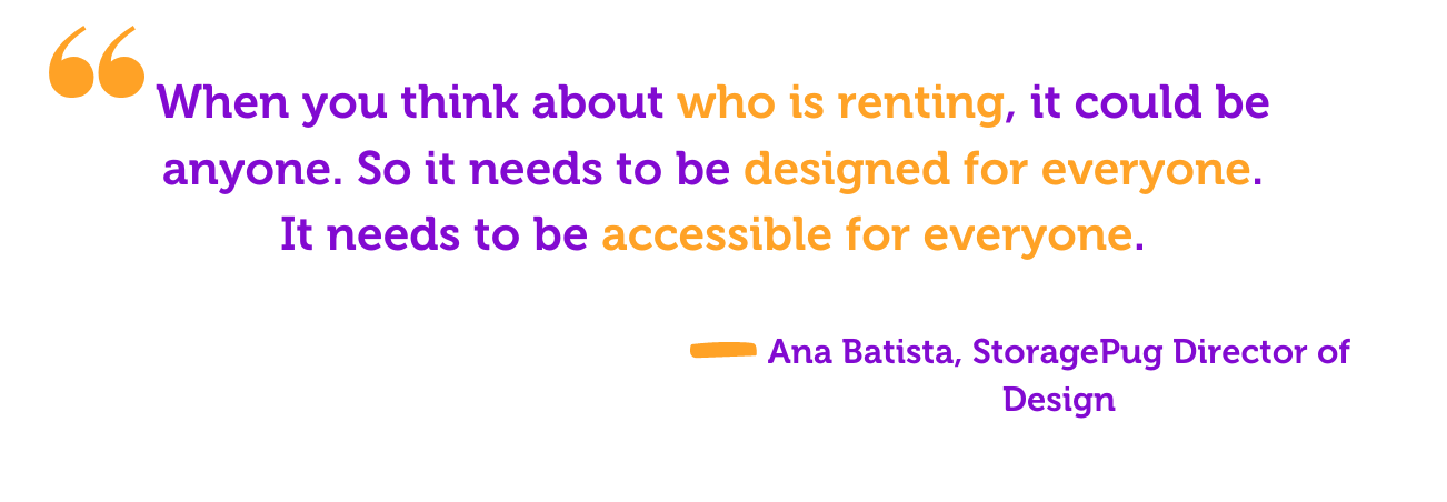 quote: When you think about who is renting, it could be anyone. So it needs to be designed for everyone. It needs to be accessible for everyone.