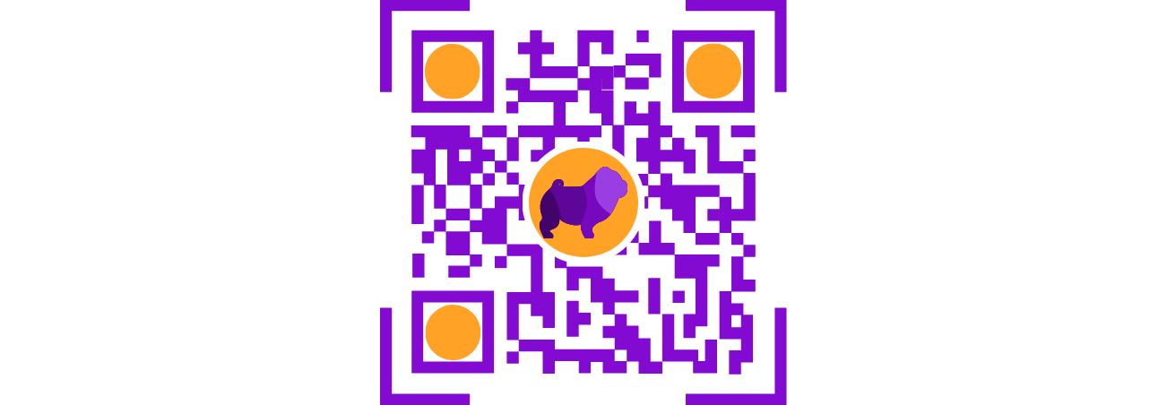 Pug Branded QR Code