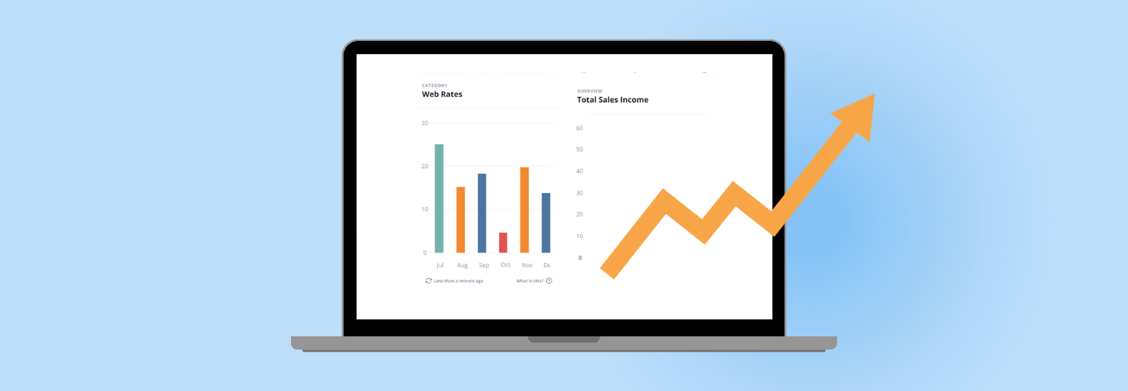 self storage web rates with a revenue chart