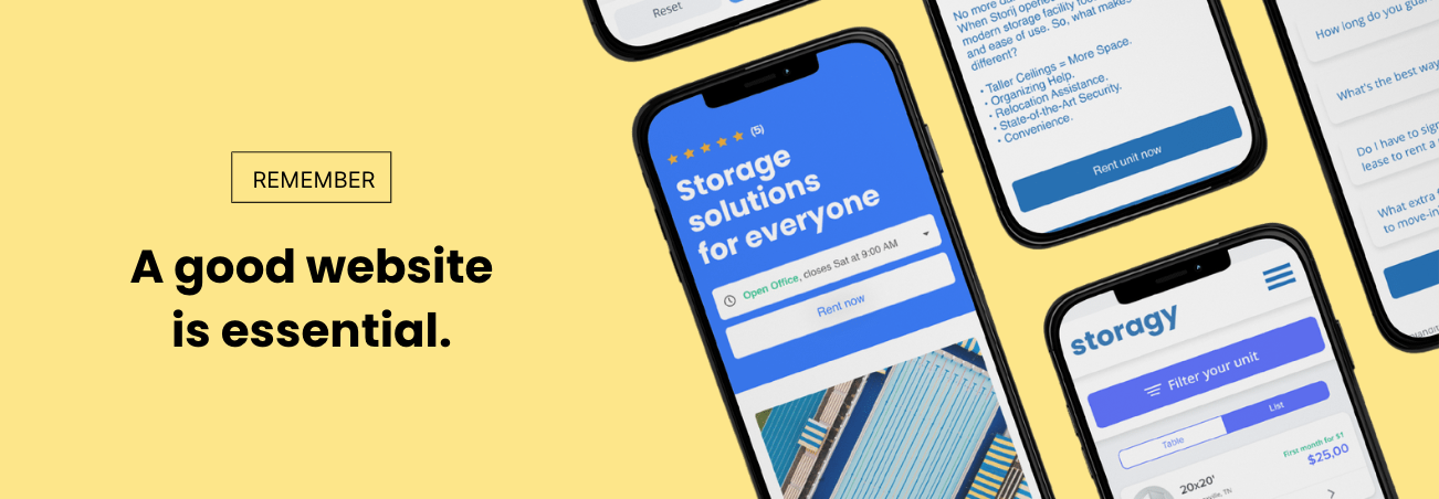 quote: a good website is essential