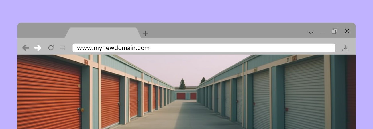 a self storage website