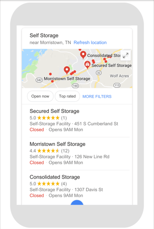 Local Search Results