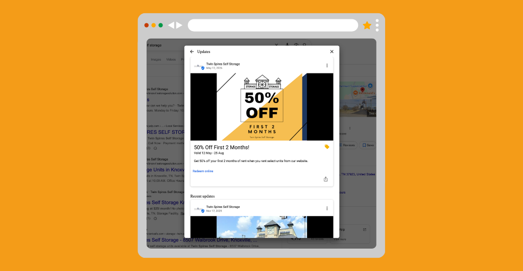Convert More Self Storage Leads With Google Posts