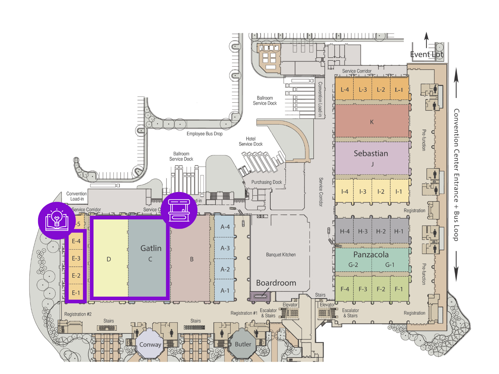 SSA 2025 Spring Conference - Conference Map