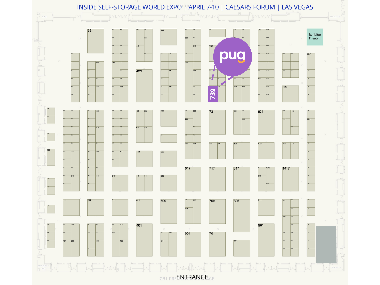 ISS 2026 Trade Show Map