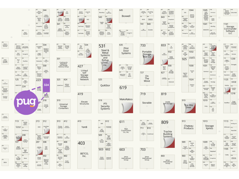 ISS 2024 Trade Show Map