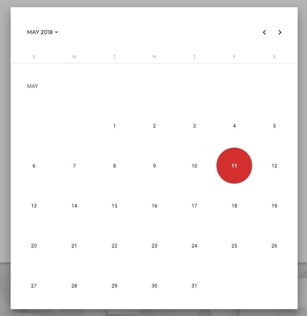 In the StoragePug Self Storage payment portal the tenant selects a date to schedule their move out.