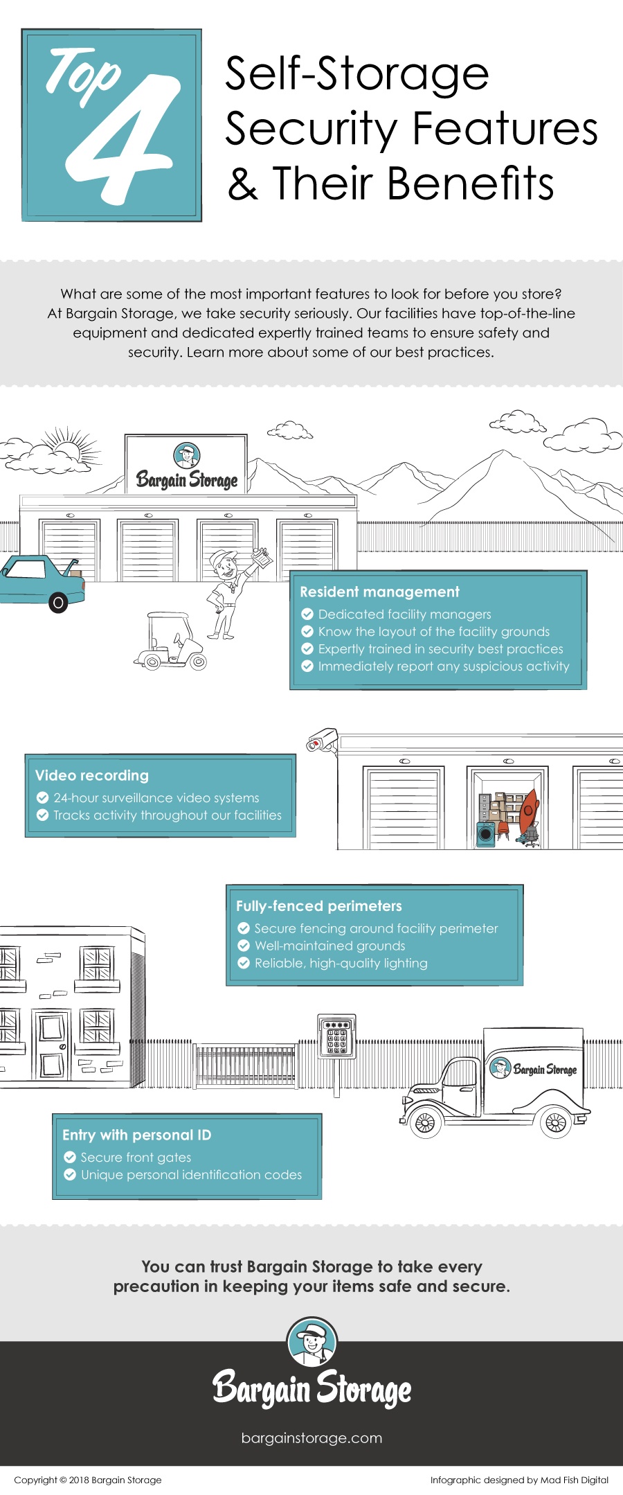 How Secure is Your SelfStorage Facility? [Infographic] Bargain Storage