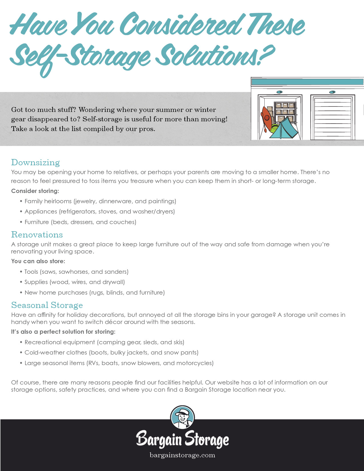 Should You Choose a SelfStorage Unit or a Moving Pod? [Checklist